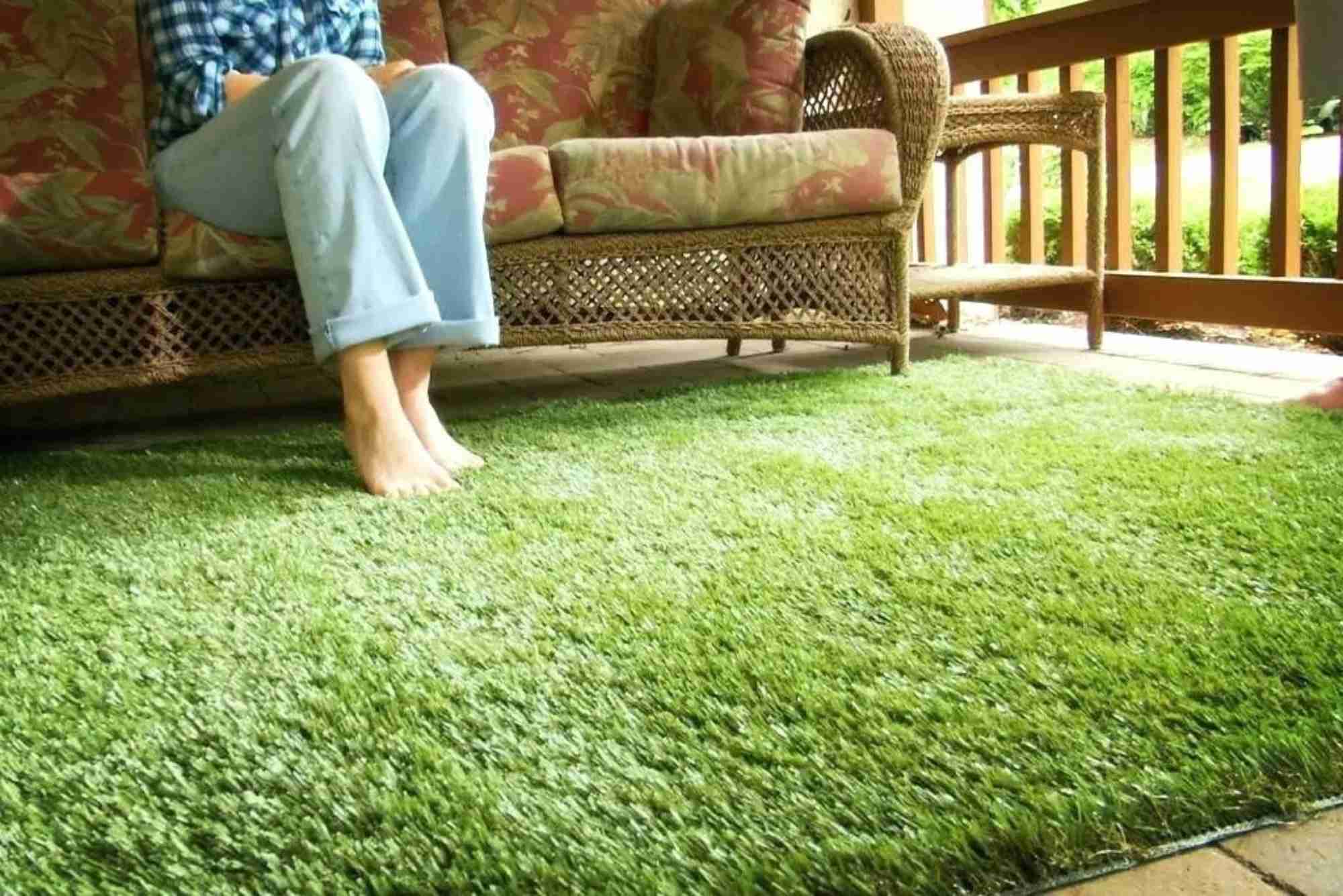 Outdoor Carpet tile Growing Green